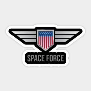 SPACE FORCE SHIRT Sticker